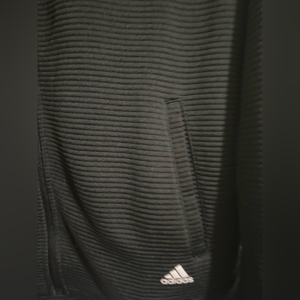 Adidas Black Full-Zip Golf Jacket - Picture 3 of 12